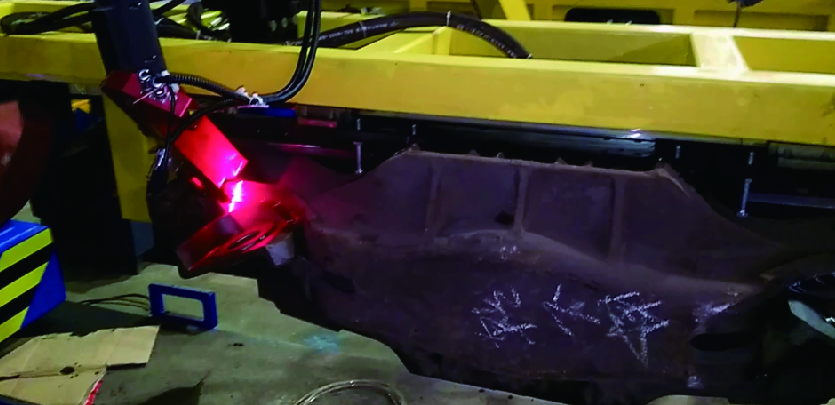 工程機械側邊梁焊接